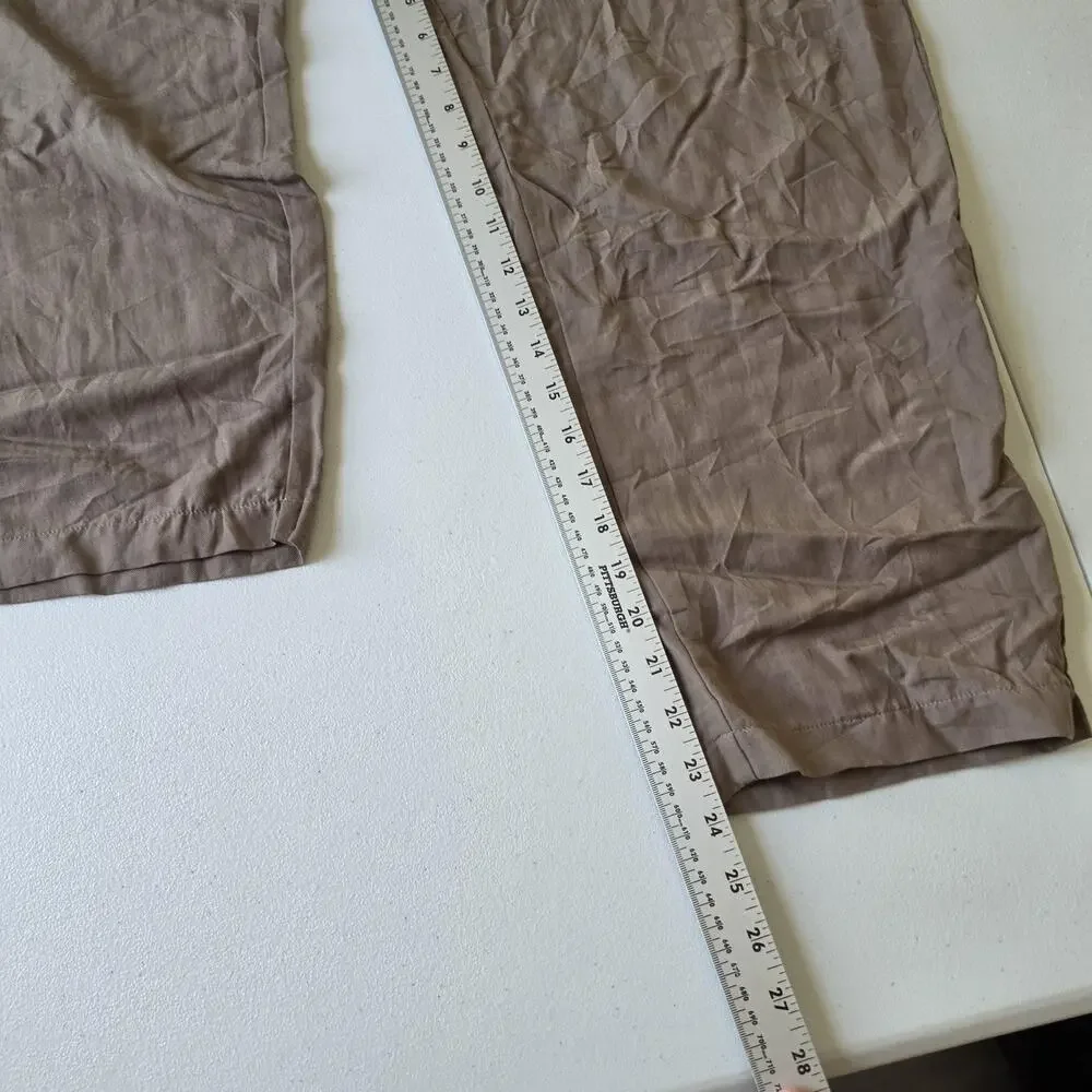 Cozy Earth Lounge Pants Mens Large Brown Sweatpants Rayon Tencel Relaxed